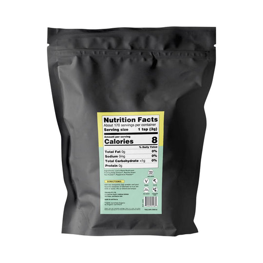 TEELIXIR ORGANIC MUSHROOM MATCHA LATTE (STARRING LIONS MANE AND PEPPERMINT) 1000G