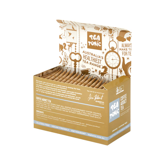 Tea Tonic Organic Coffee Addict Tea x 20 Tea Bags SELL THROUGH NEW SKU 2967565