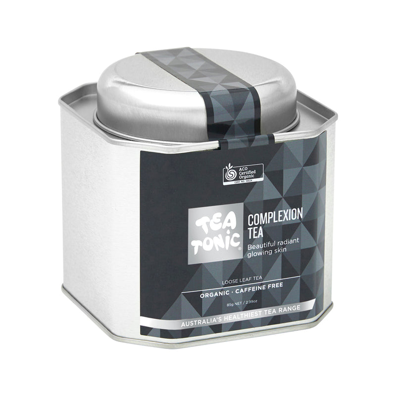 Tea Tonic Organic Complexion Tea Caddy Tin 85g  OBSOLETE MANUFACTURER