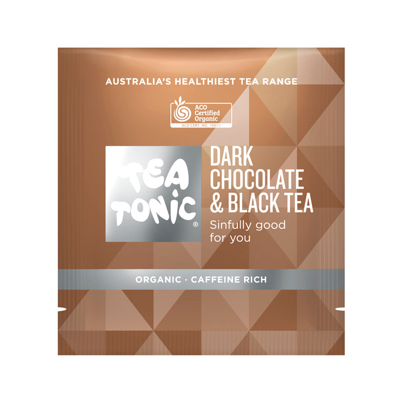 Tea Tonic Organic Dark Chocolate & Black Tea x 20 Tea Bags