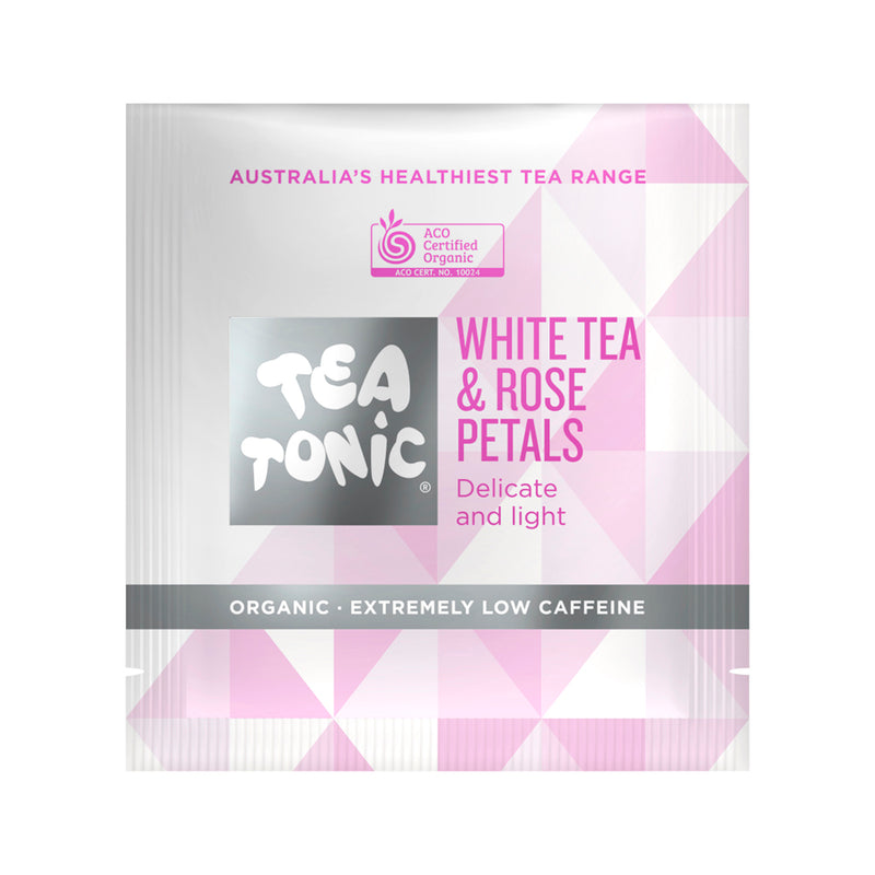 Tea Tonic Organic White Tea & Rose Petals Tea x 20 Tea Bags