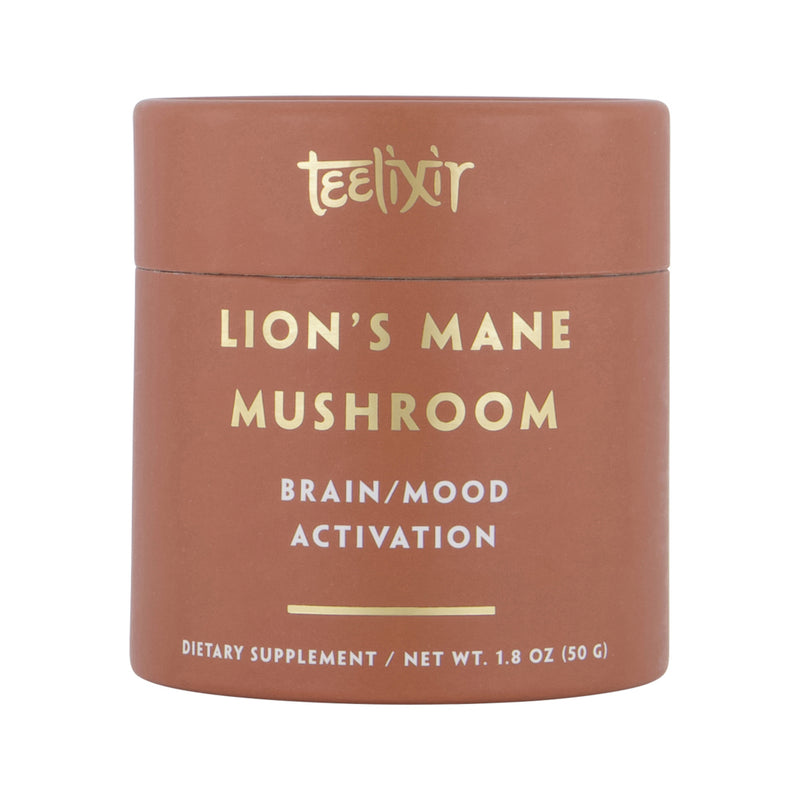 Teelixir Organic Lions Mane Mushroom (Brain/Mood Activation) 50g
