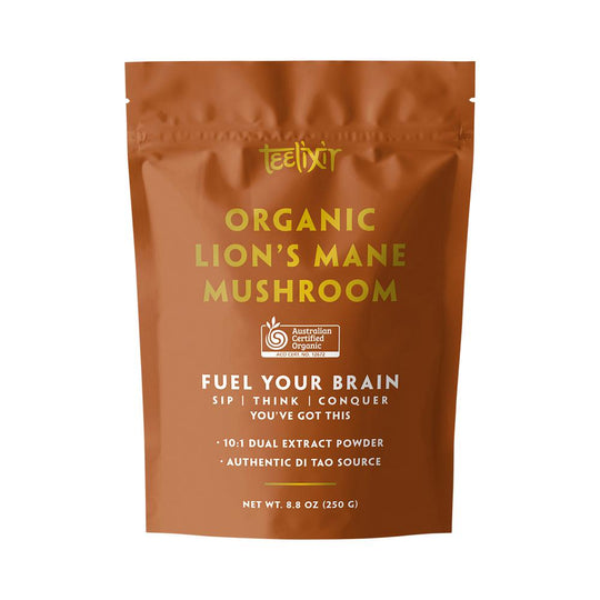 TEELIXIR ORGANIC LIONS MANE MUSHROOM 250G