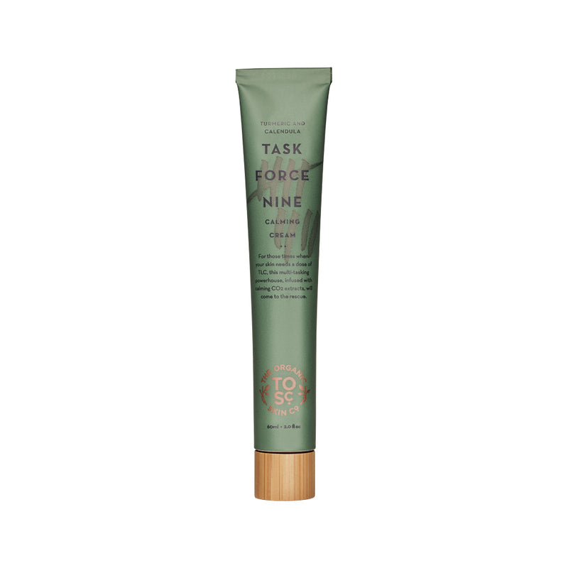 The Organic Skin Co Organic Task Force Nine Calming Cream Turmeric and Calendula 60ml