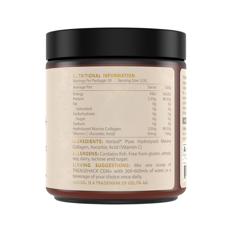Theagehack CGN+ Marine Collagen + Vitamin C 90g