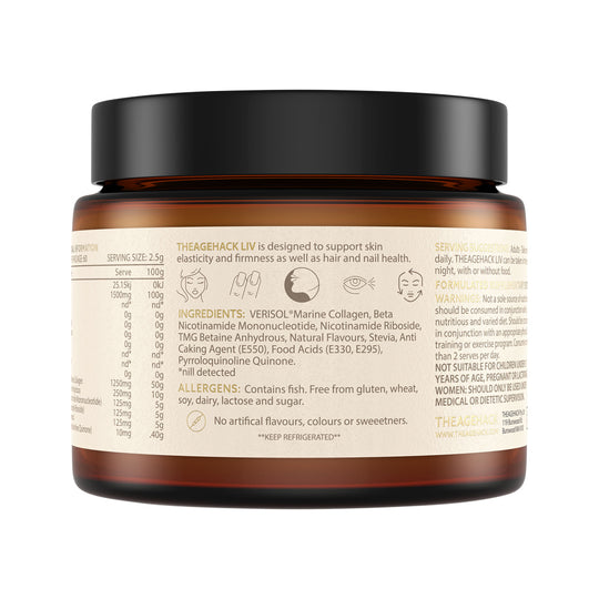 Theagehack LIV Natural Berry Flavour 150g