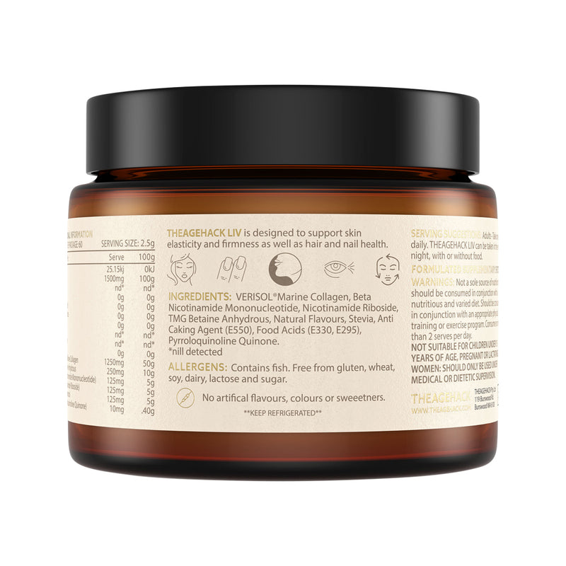 Theagehack LIV Natural Berry Flavour 150g