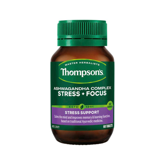 THOMPSONS ASHWAGANDHA COMPLEX STRESS + FOCUS 60T