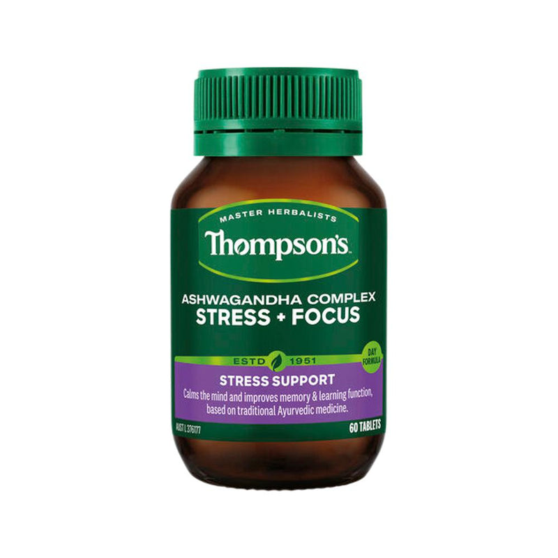 THOMPSONS ASHWAGANDHA COMPLEX STRESS + FOCUS 60T