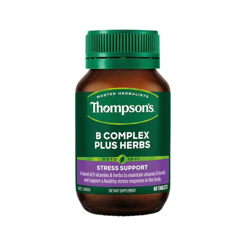 THOMPSONS B COMPLEX PLUS HERBS 60T