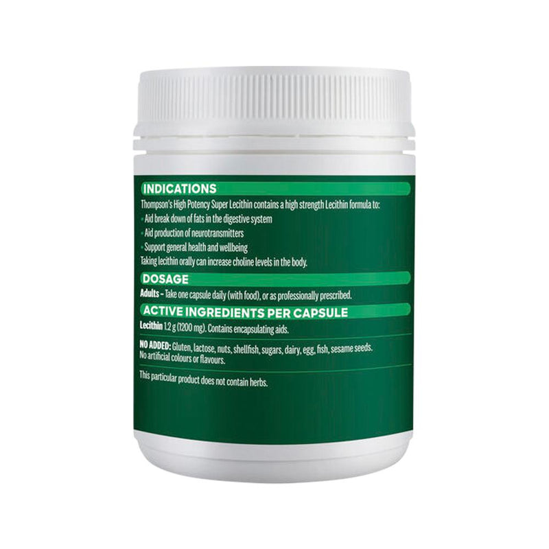 THOMPSONS HIGH POTENCY SUPER LECITHIN 200C