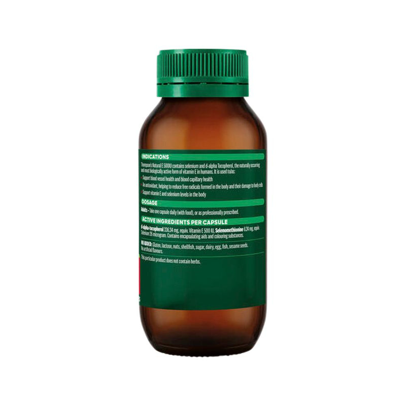 THOMPSONS NATURAL E 500IU 100C