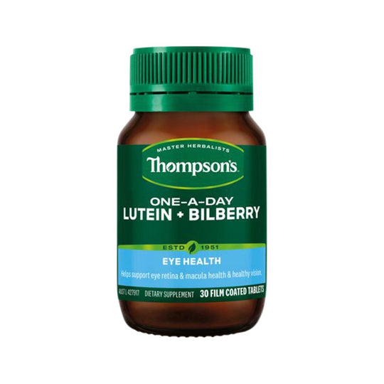 THOMPSONS ONE-A-DAY LUTEIN + BILBERRY 30T
