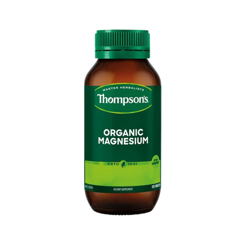 THOMPSONS ORGANIC MAGNESIUM 120T