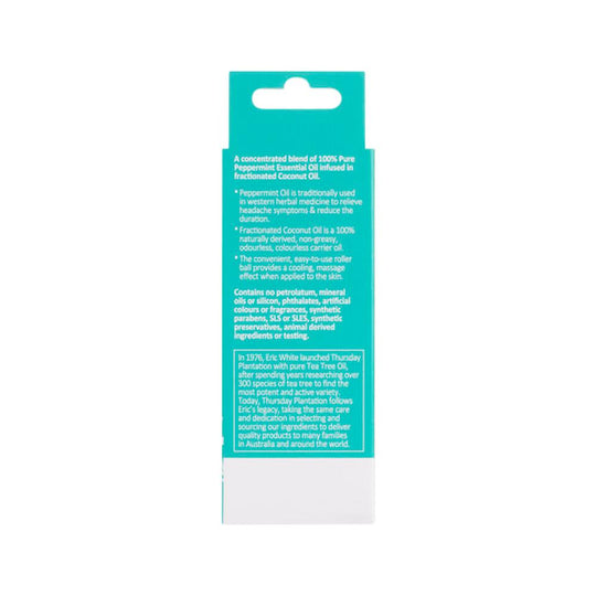 Thursday Plantation Headache Pain Relief Peppermint Oil Roll-On 9ml