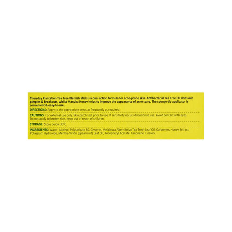 Thursday Plantation Tea Tree Blemish Stick with Manuka Honey 7ml