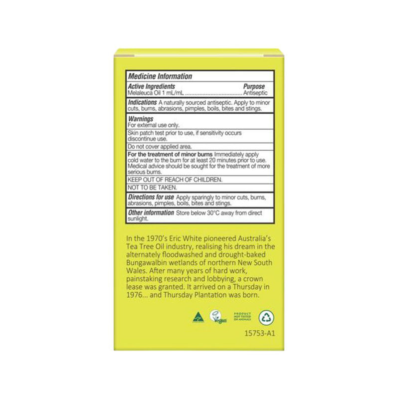 Thursday Plantation Tea Tree Oil 100% Pure 25ml