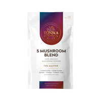 TONIKA ORGANIC MUSHROOM POWDER 5 MUSHROOM BLEND 90G