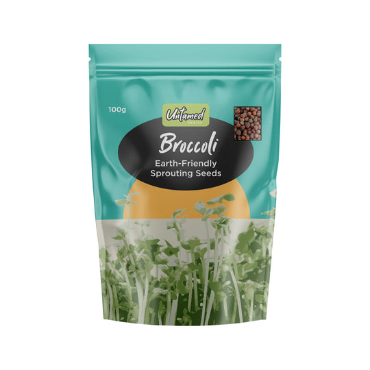 Untamed Health Earth-Friendly Sprouting Seeds Broccoli 100g