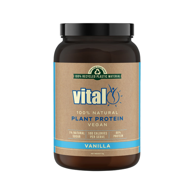 Martin & Pleasance Vital Protein 100% Natural Plant Based (Pea Protein Isolate) Vanilla 1kg