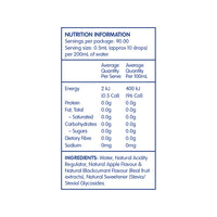 Vital Zing Water Drops (Flavour Enhancer with Stevia) Apple & Blackcurrant 45ml