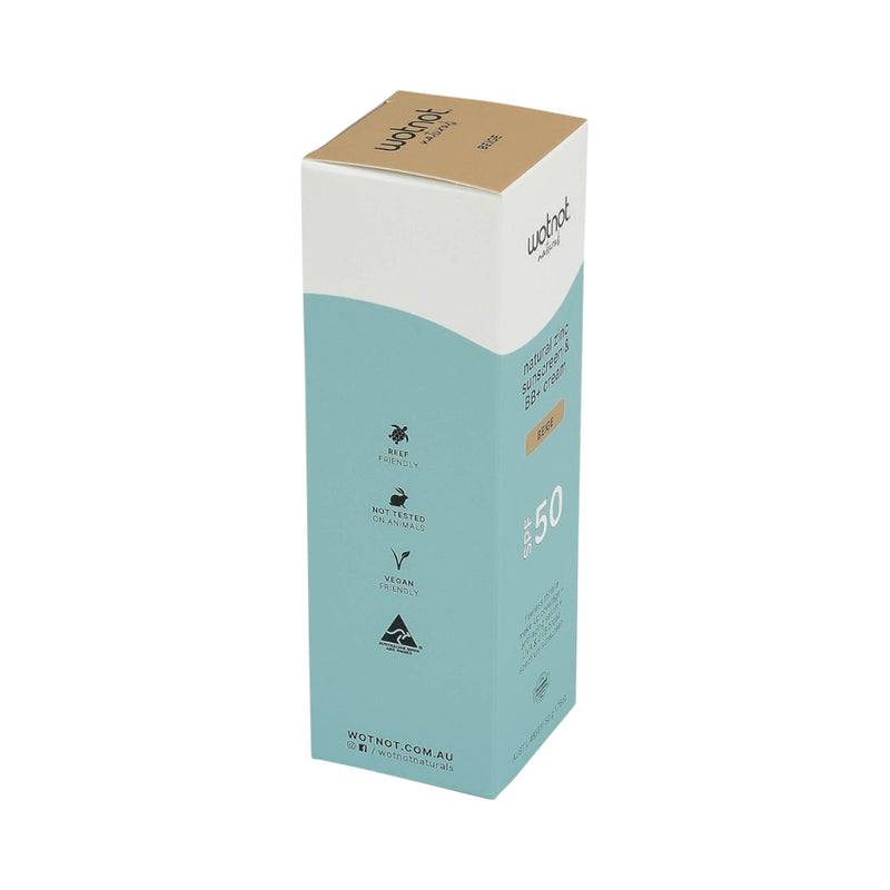 WOTNOT SUNSCREEN & BB+ CREAM SPF50 BEIGE 50G