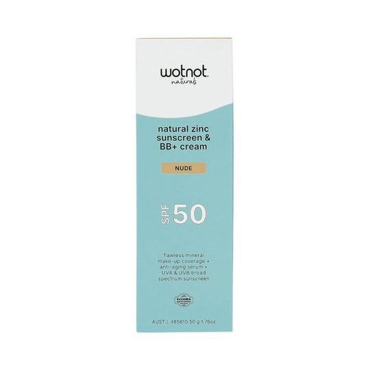 WotNot Naturals Zinc Sunscreen BB Cream Nude 50g