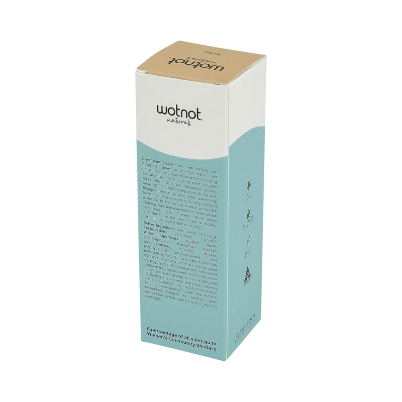 WotNot Naturals Zinc Sunscreen BB Cream Nude 50g