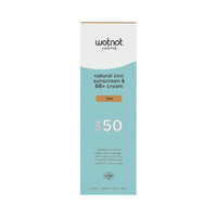 WOTNOT SUNSCREEN & BB+ CREAM SPF50 TAN 50G