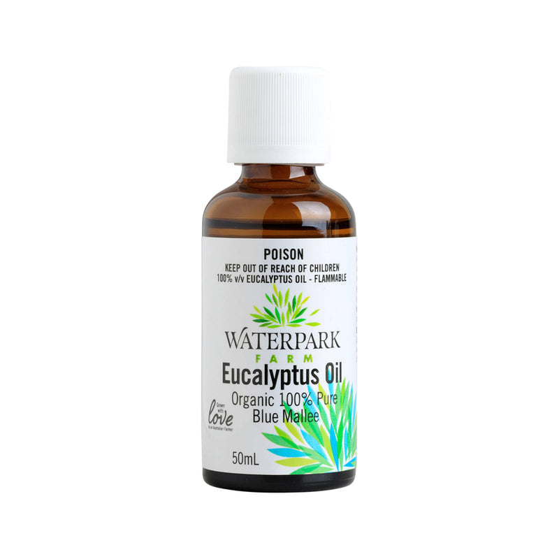 WaterPark Farm Organic 100% Pure Eucalyptus Oil 50ml  SELL THROUGH
