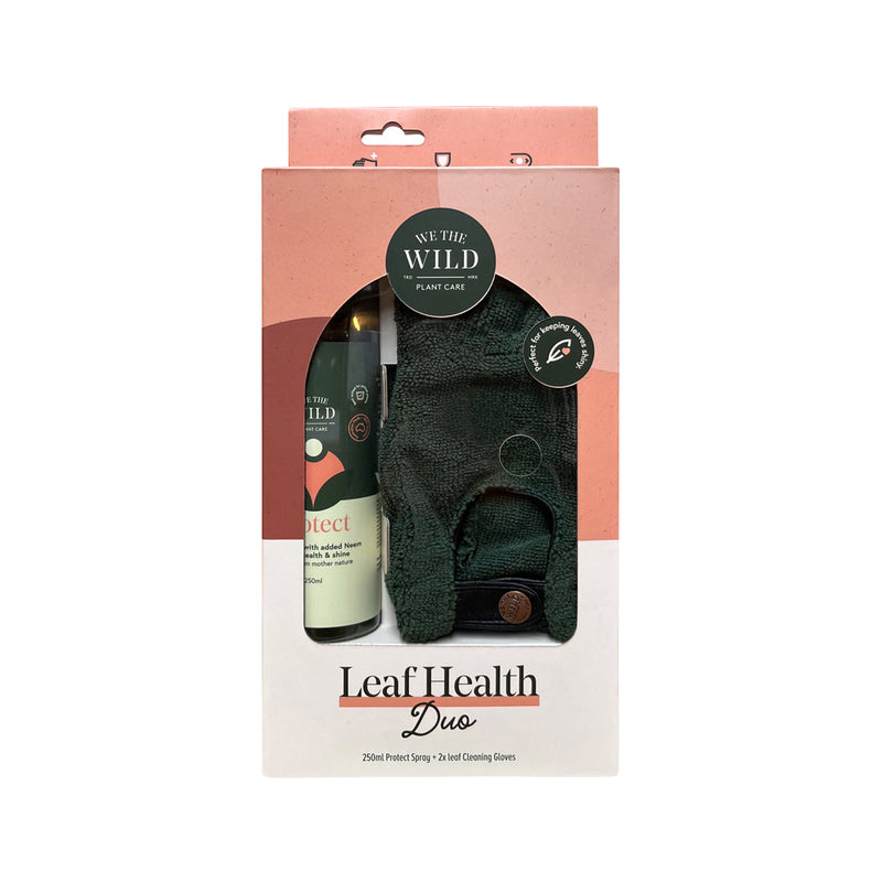 We The Wild Plant Care Organic Leaf Health Duo Pack  SELL THROUGH