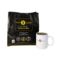 Witch Coffee Black Label Coffee Bags (Smooth & Full-Bodied Blackcurrant and Roasted Truffle) x 20 Pack EXP 6/12/2028