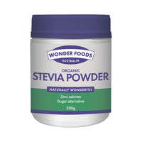 WONDER FOODS ORGANIC STEVIA POWDER 200G  OBSOLETE MANUFACTURER