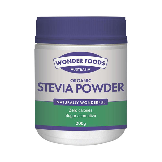 WONDER FOODS ORGANIC STEVIA POWDER 200G  OBSOLETE MANUFACTURER