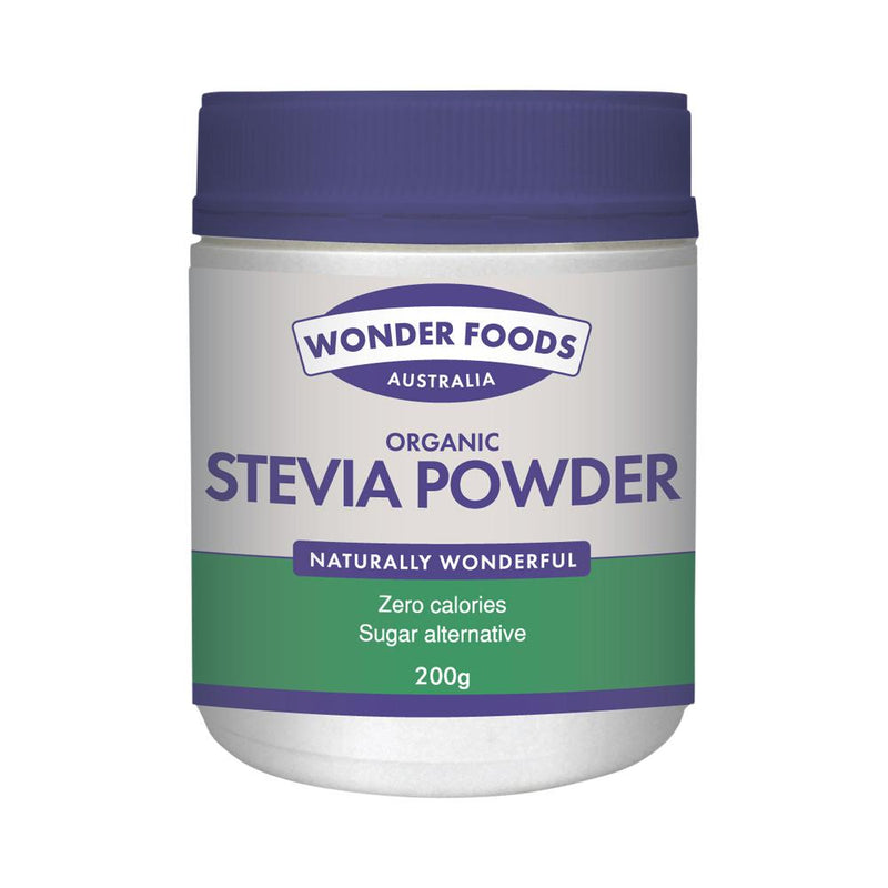 WONDER FOODS ORGANIC STEVIA POWDER 200G  OBSOLETE MANUFACTURER