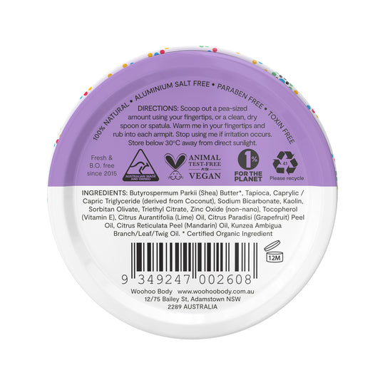 Woohoo Deodorant Paste Pop (Extra Strength) Tin 60g