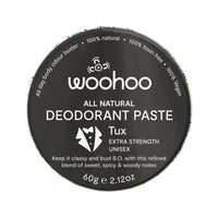 Woohoo Deodorant Paste Tux (Extra Strength) Tin 60g