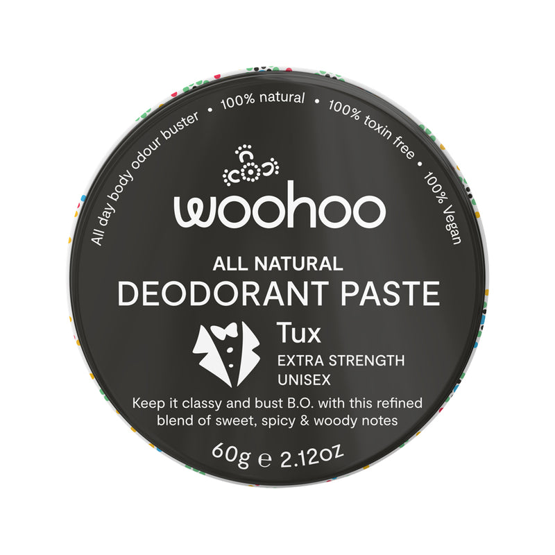 Woohoo Deodorant Paste Tux (Extra Strength) Tin 60g