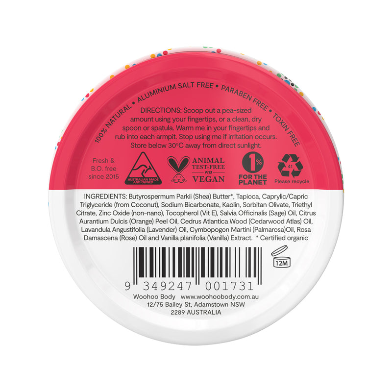 Woohoo Deodorant Paste Urban (Regular Strength) Tin 60g