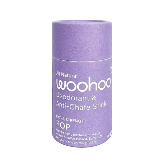 Woohoo Deodorant & Anti-Chafe Stick Pop (Extra Strength) 60g