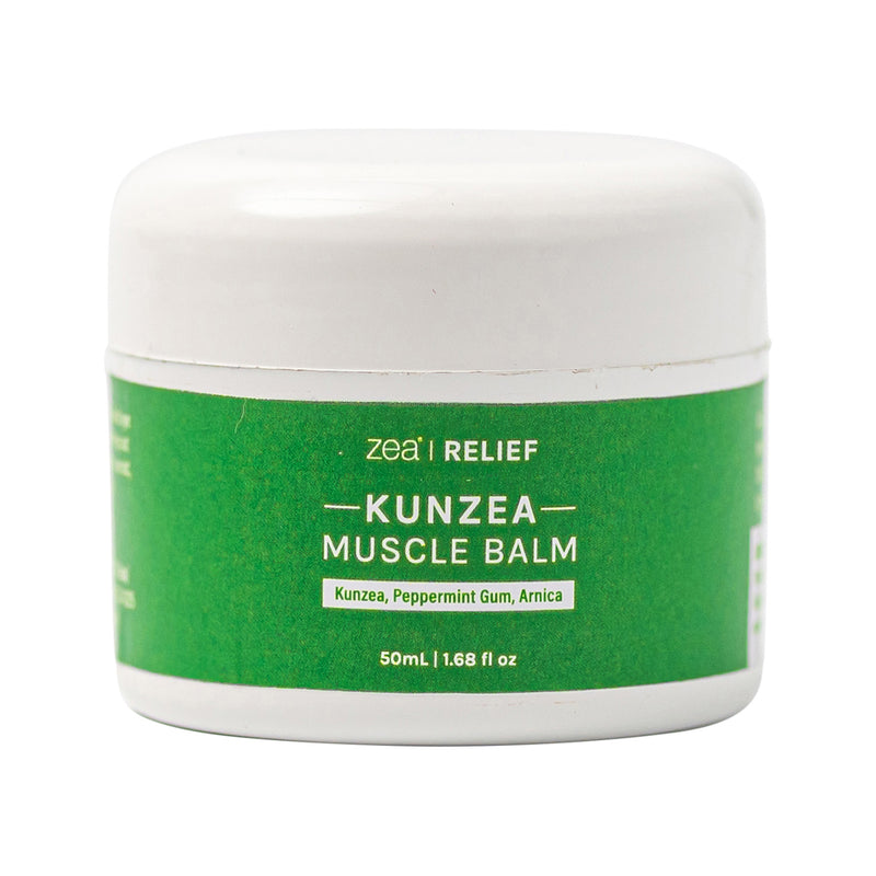 Zea Relief Kunzea Muscle Balm (Zunzea Peppermint Gum Arnica) 50ml SELL THROUGH NEW SKU 2956575